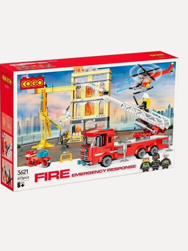 Изображение товара Конструктор Cities Пожарная машина: Спасение горящего дома