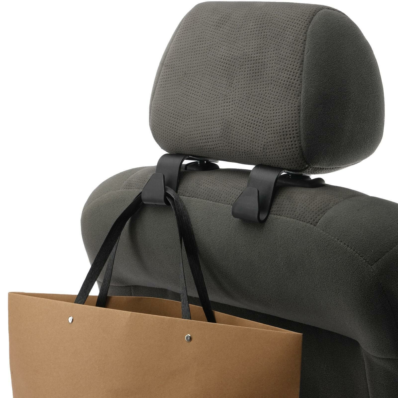 Крючок TORSO на подголовник набор 4 штуки пластик цвет черный