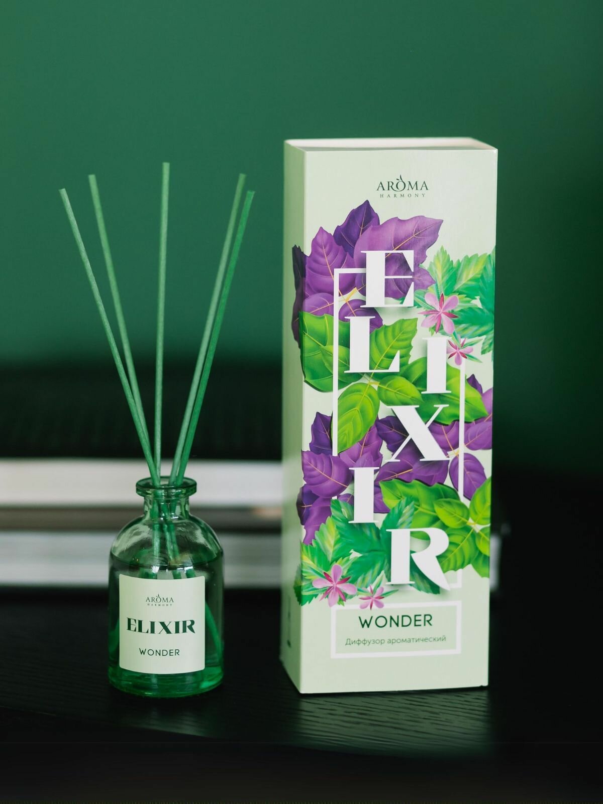 Ароматизатор для дома диффузор с палочками Aroma Harmony Elixir Wonder 50 мл