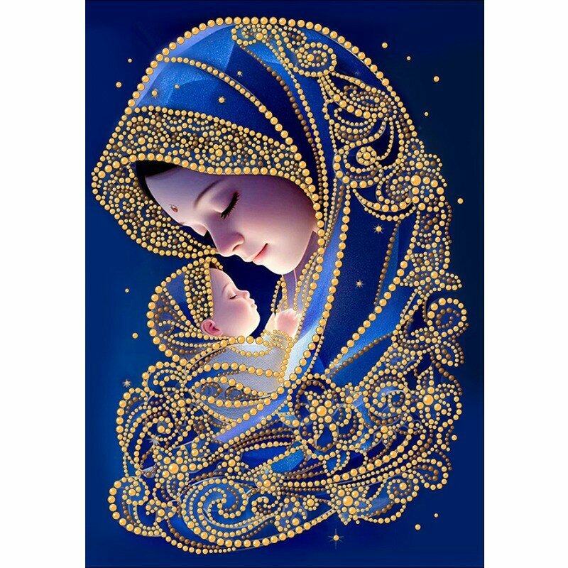 Канва с рисунком Larkes #К4242 Драгоценное дитя 2, Вышивка бисером, 29 х 21 см