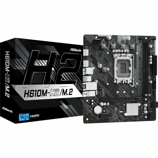 Материнская плата Asrock H610M-H2/M.2 (LGA1700, mATX)