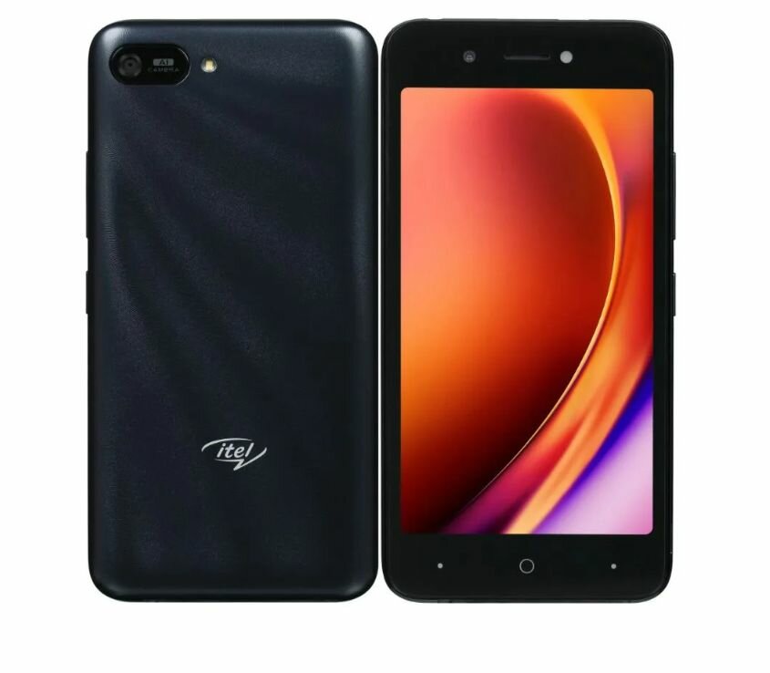 5" Смартфон Itel A25 16 ГБ черный, starry black