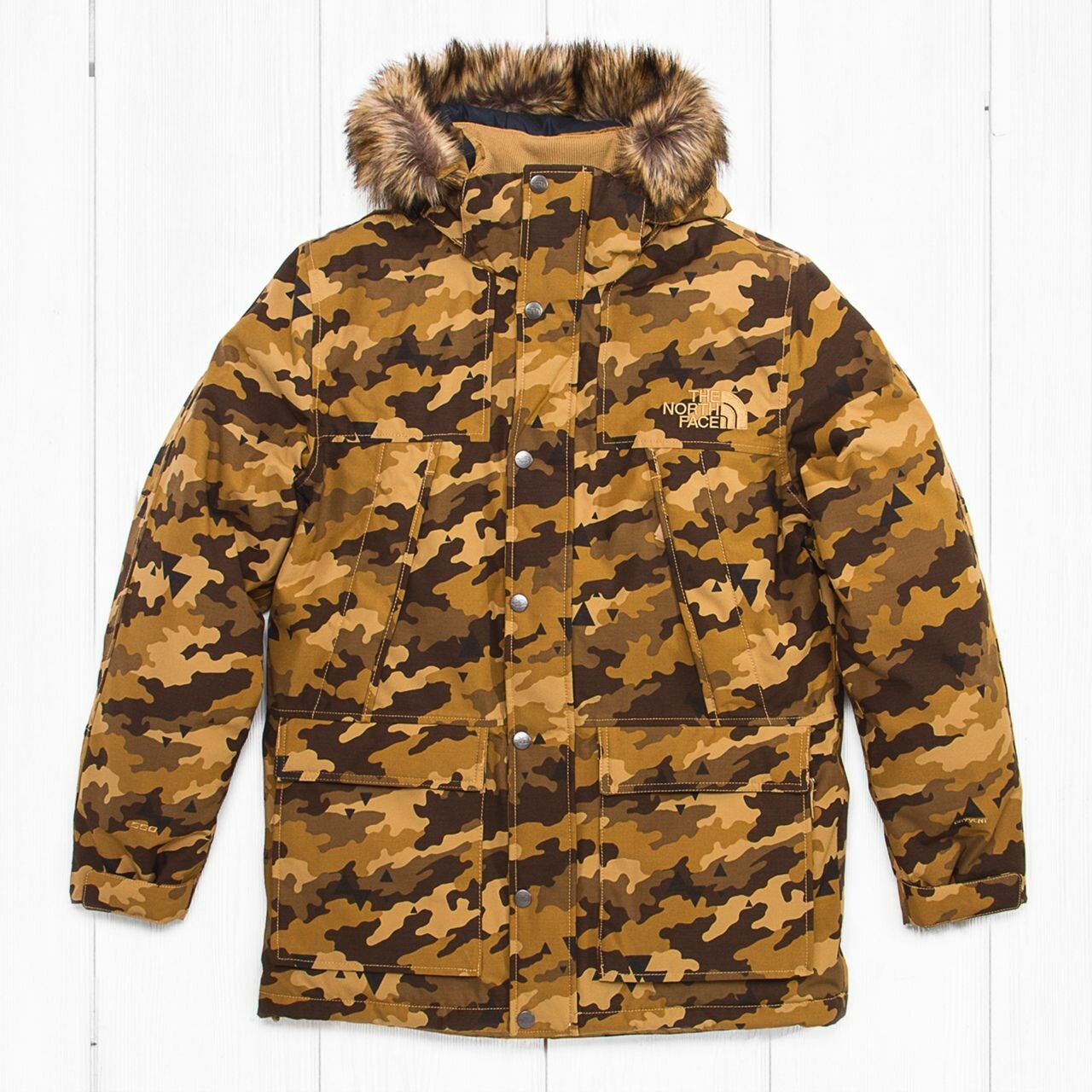 Куртка The North Face, размер M, коричневый