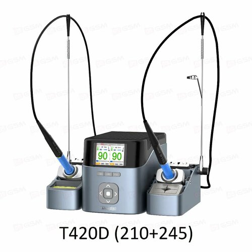 Паяльная станция AiXun T420D двухканальная паяльник T210 паяльник T245 6 жал Wi-Fi версия 3480500₽