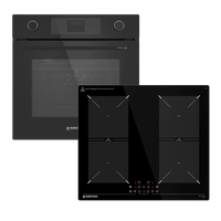 Комплект встраиваемой техники Meferi 60см черный MS60BK23