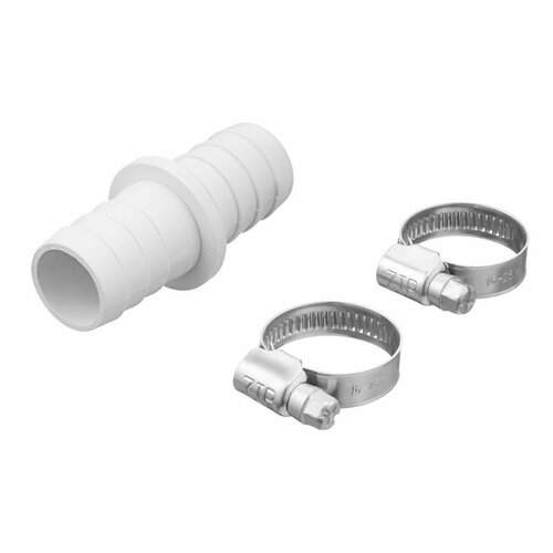 Набор для соединения шлангов D22x22 с двумя червячными хомутами 16x25 Супримпласт, ФПП пакет