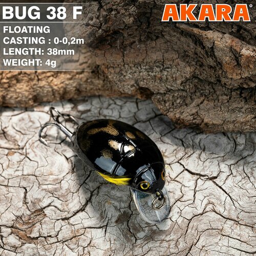 Воблер Akara Bug 38F 4 гр. 10
