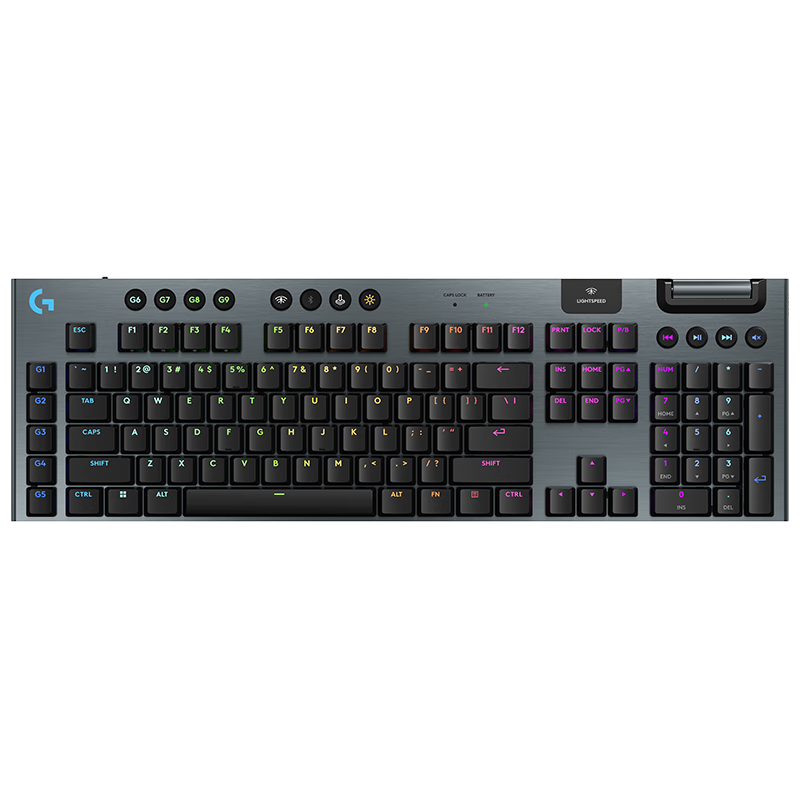 Игровая клавиатура Logitech (G) G915 X LIGHTSPEED (Black-T), Brown Switch