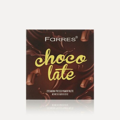Изображение товара Палетка теней для макияжа Farres Choco late 9 цветов