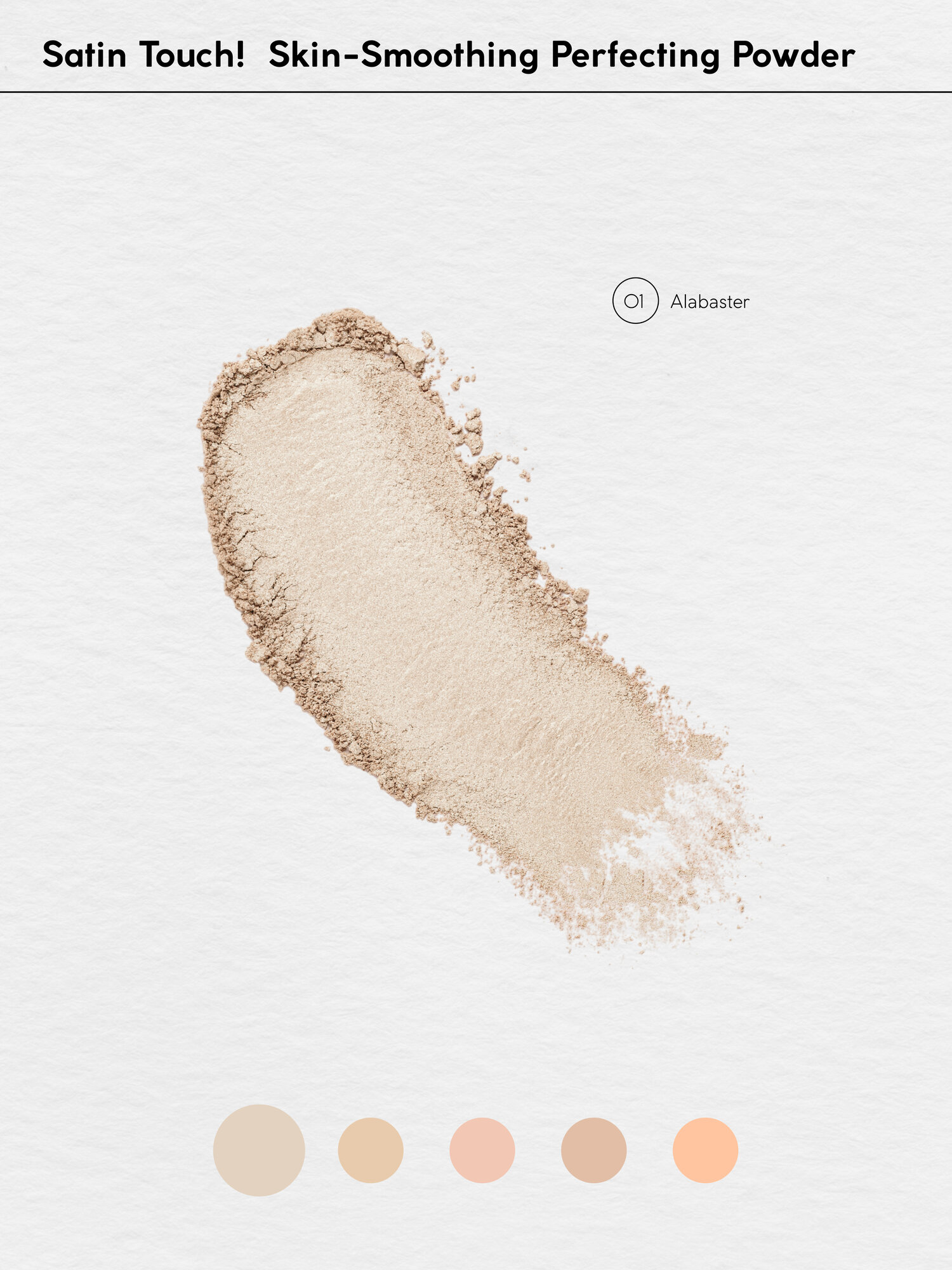 Пудра для лица Monic Beauty Satin Touch! компактная тон 01 Alabaster — фото 1