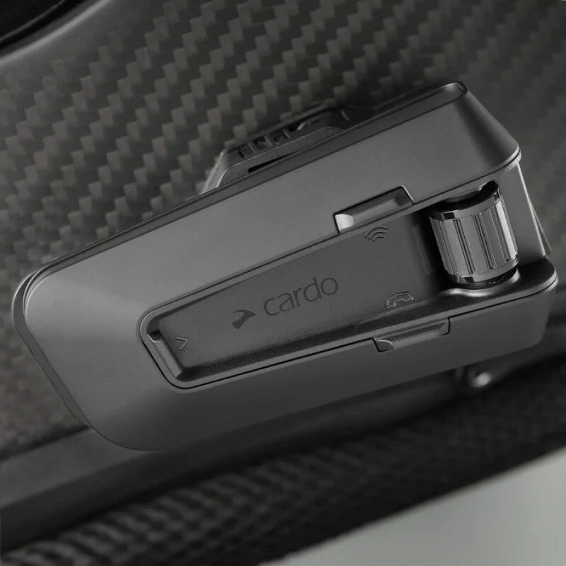 Модуль Cardo Packtalk Pro Single, для мотоциклистов, Bluetooth, встроенный датчик столкновений — фото 1