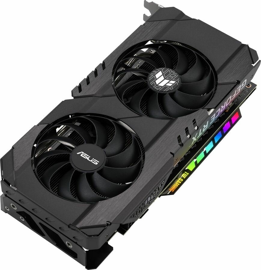 Видеокарта Asus PCI-E 4.0 TUF-RTX3050-O8G-GAMING NVIDIA GeForce RTX 3050 8192Mb 128 GDDR6 1860/14000 HDMIx2 DPx3 HDCP Ret — фото 1