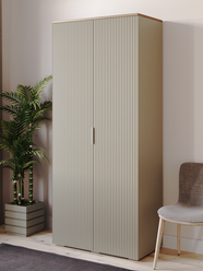 Шкаф для одежды распашной в прихожую двухстворчатый, в спальню, на балкон, в детскую Ингрия - 6, 92х212х50 см