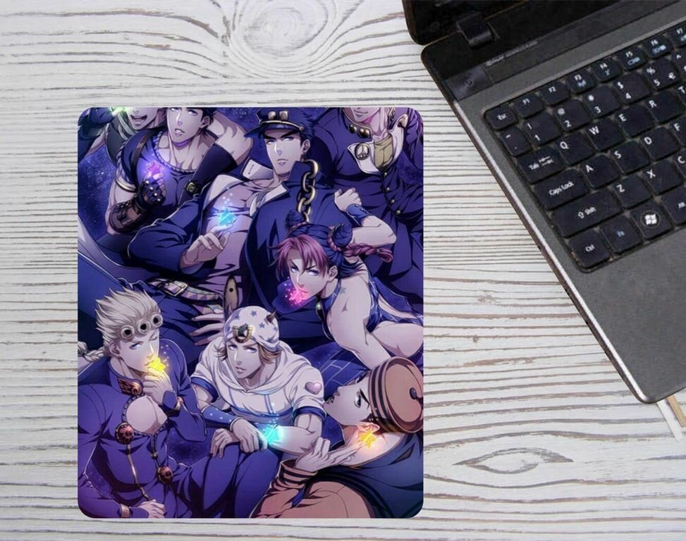 Коврик для мышки игровой 36 на 29 см GOODbrelok Невероятные приключения ДжоДжо, JoJo s Bizarre Adventure №27