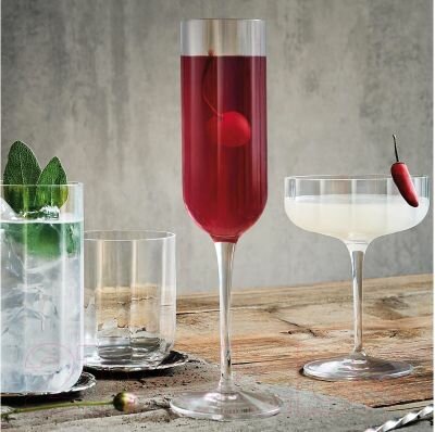 Набор бокал-флюте "Джаз", стекло 210 мл, 4шт. — фото 1