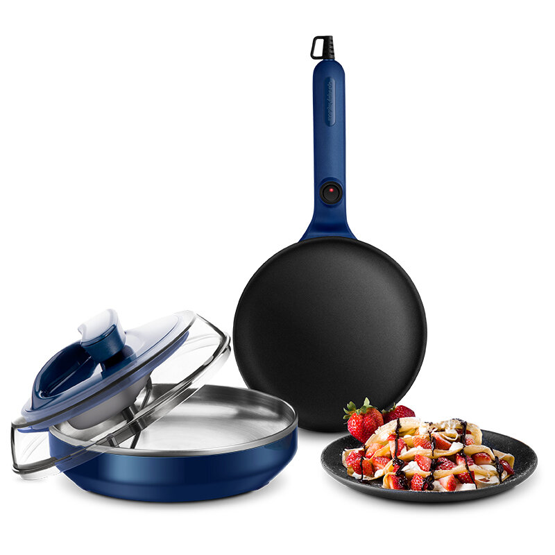 Электрическая блинница Morphy Richards MR1266, синяя