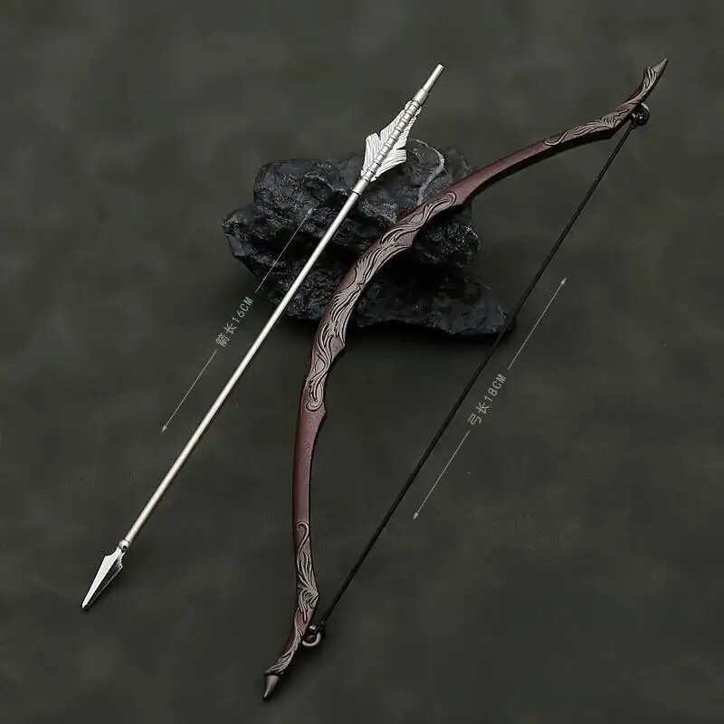 Металлический меч Earendil Aragorn II из Властелина колец 22 см, 18cm bow and arrow, Унисекс