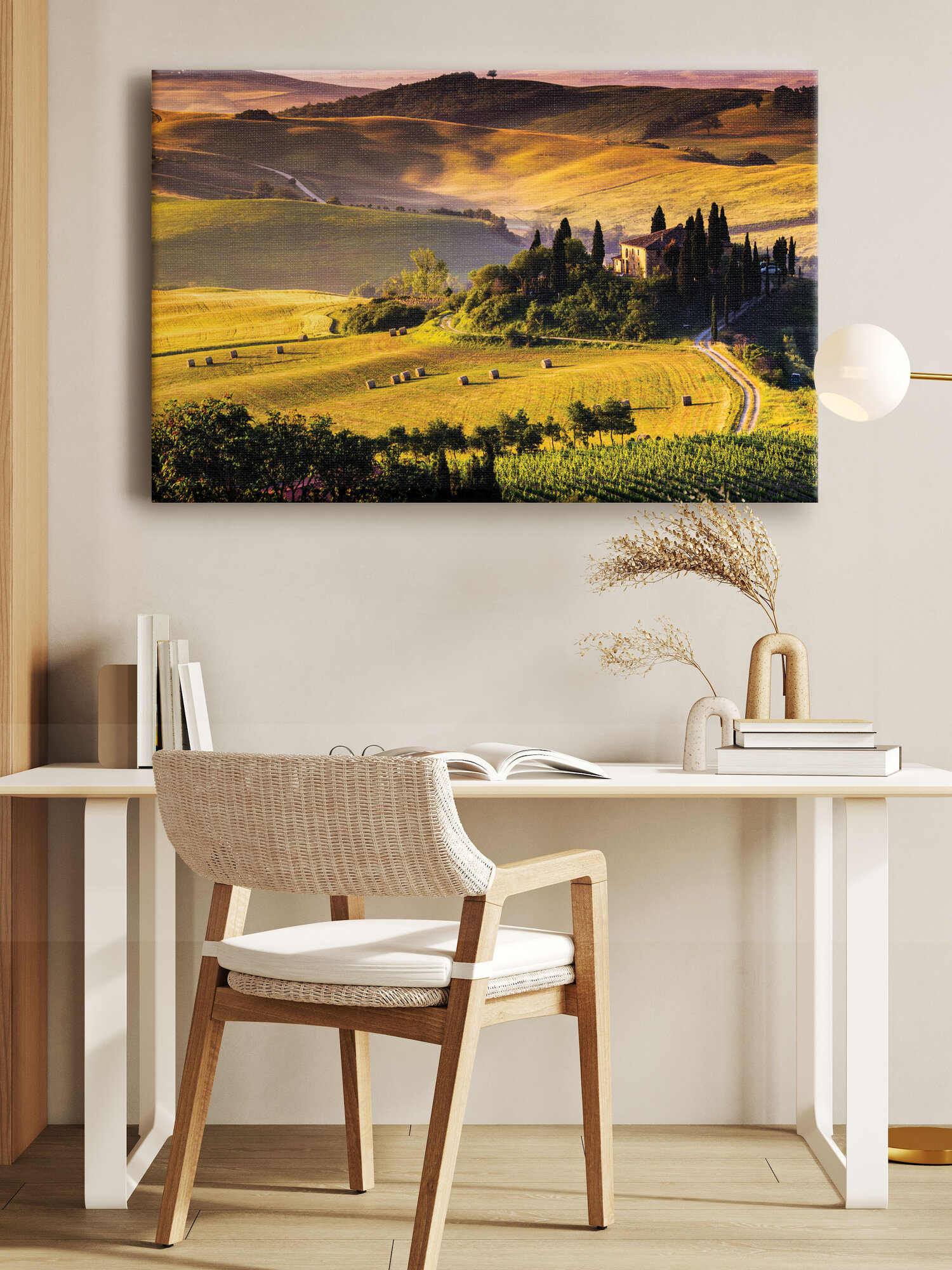 Картина Postermarket Усадьба в Тоскане 60х90 см интерьерная на холсте Hoff - фото №2