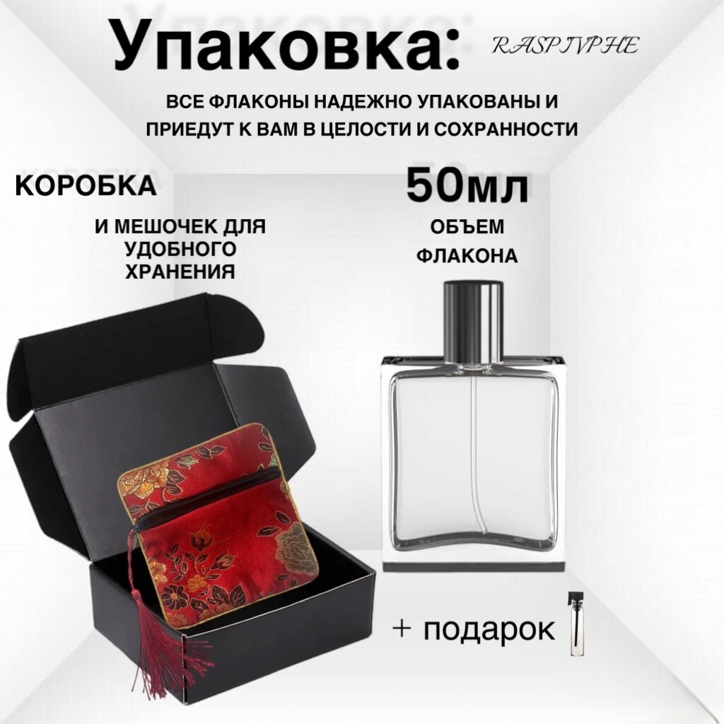 Парфюмерная вода по мотивам Stronger With You Intensely, для мужчин, 50мл, перезаполняемый флакон — фото 1