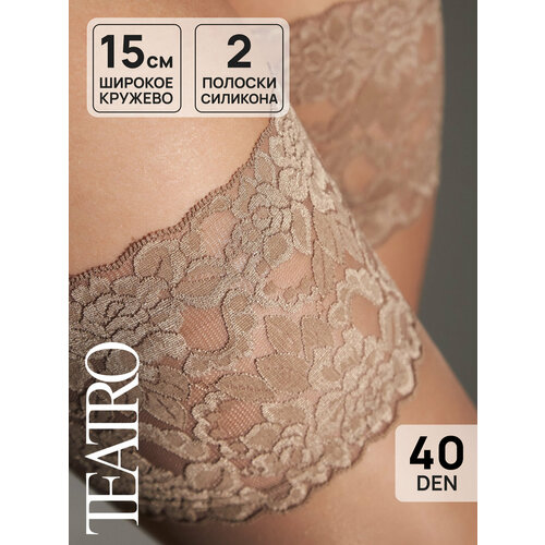 фото Чулки teatro, 40 den, размер 2, темно-бежевый