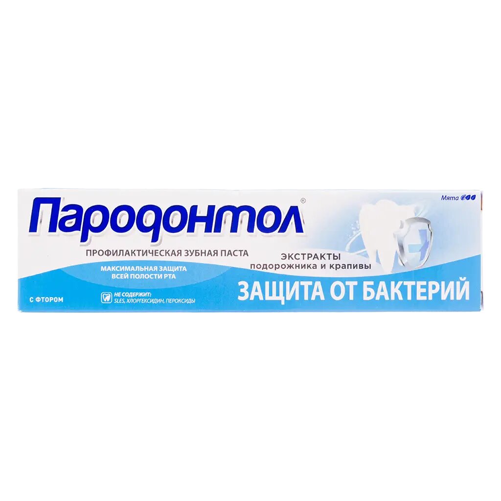 Пародонтол зубная паста Защита от бактерий 124 г 1 шт