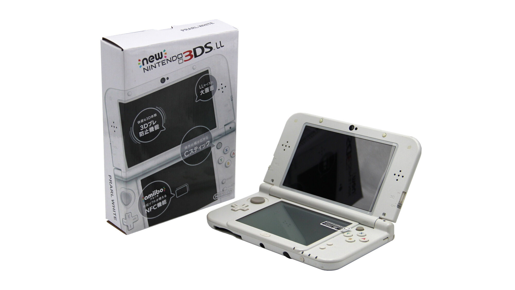 Игровая приставка New Nintendo 3DS XL 128Gb Pearl White (IPS/TN) В Коробке