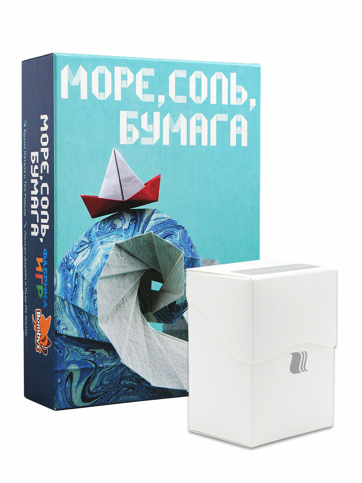 Набор Фабрика Игр настольная игра Море, соль, бумага + белая коробочка