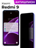Защитное стекло на Xiaomi Redmi 9 Антишпион, противоударное глянц...