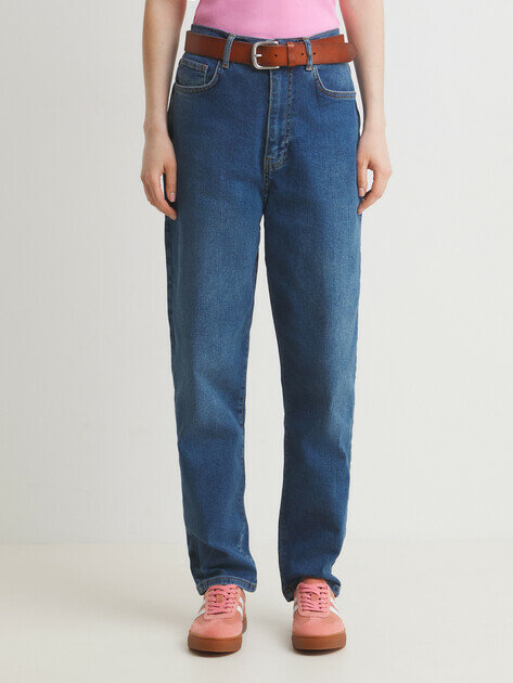 Джинсы мом Lee Cooper, размер W31/L32, темно-синий