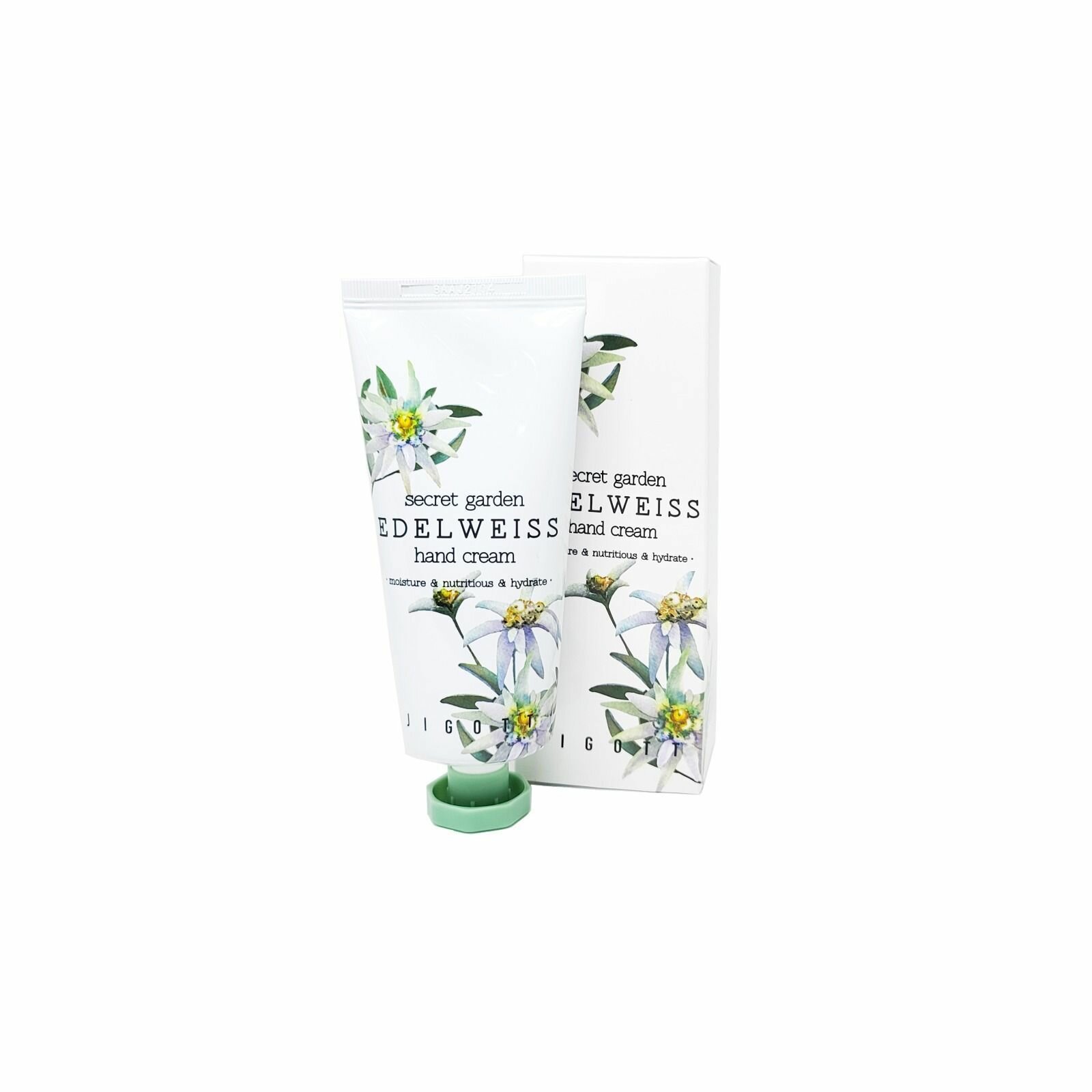 Крем для рук с экстрактом эдельвейса JIGOTT SECRET GARDEN EDELWEISS HAND CREAM 100 мл