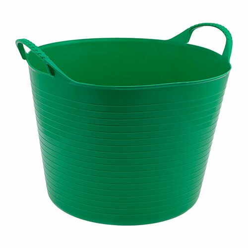 Ведро гибкое сверхпрочное, 40 л, зеленое