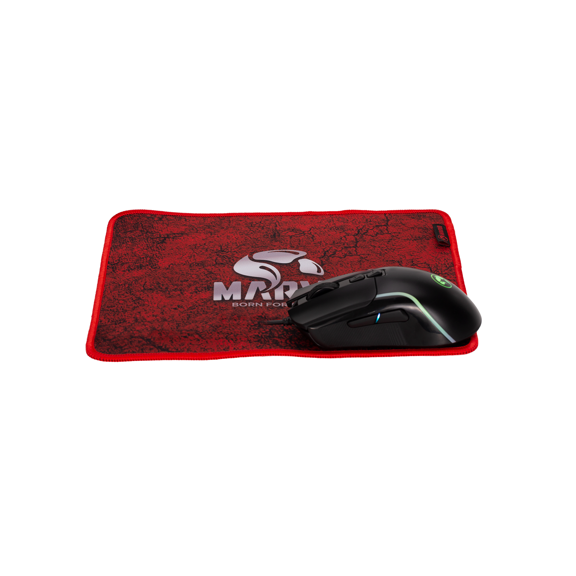 Комплект игровой гарнитуры MARVO CM416 SP с RGB-подсветкой, черный — фото 1
