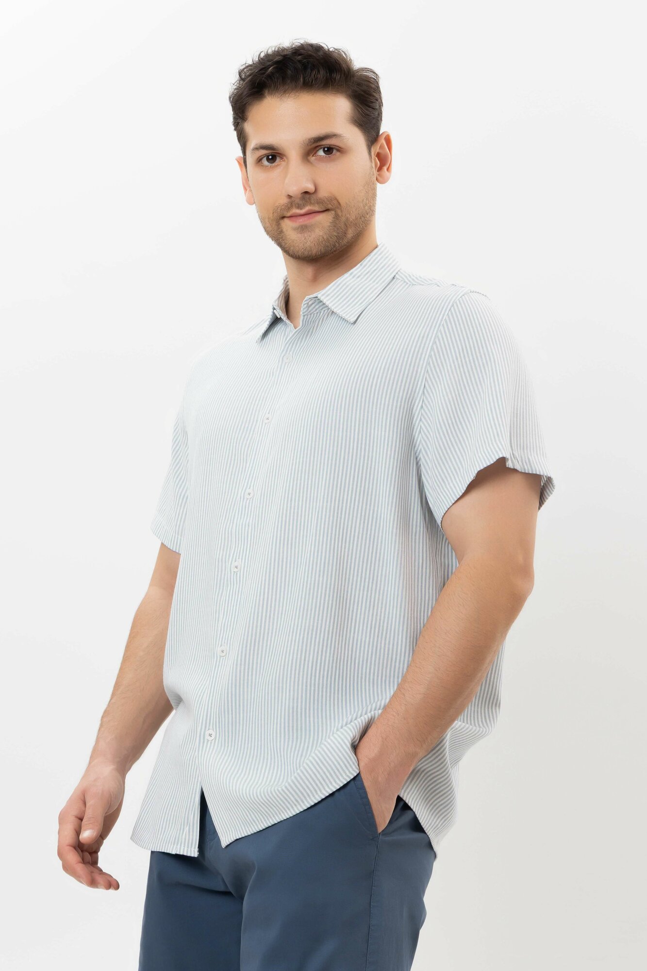 Рубашка TERRA PRO, размер S, blue — фото 1