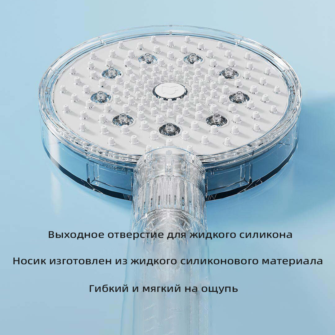 Душевые Лейки Xiaomi Лейка для душа Xiaomi Mijia Booster Hand Shower (MJZYSCHS01DB)