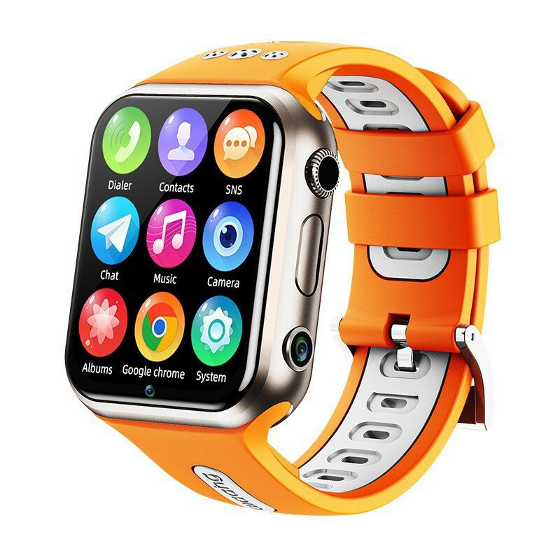 Смарт-часы W5 Pro, детские, с видеозвонком, оранжевые