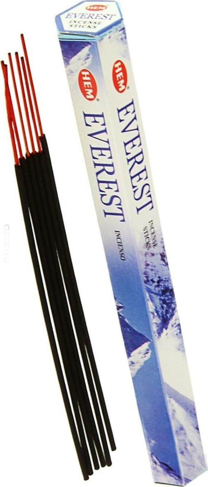 Hem Incense Sticks EVEREST (Благовония эверест, Хем), уп. 20 палочек.