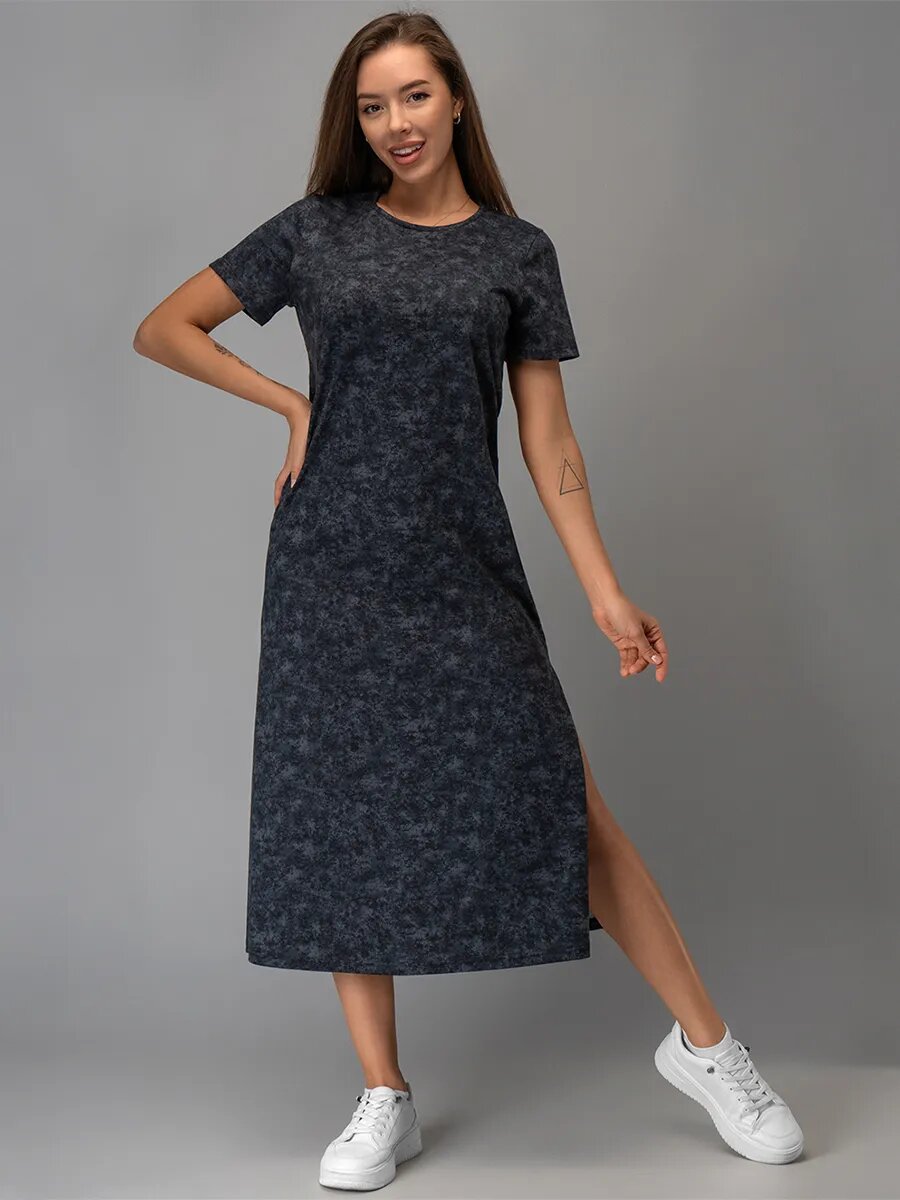 Платье Happyfox Для женщин, размер 48, серый