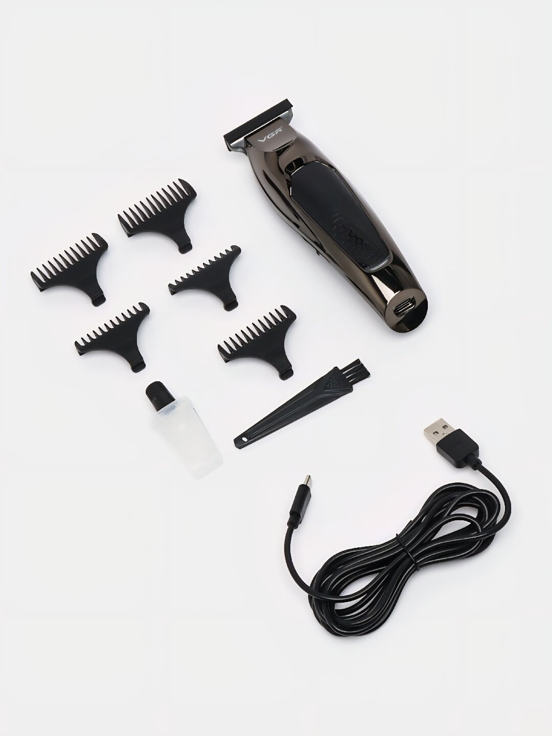 Машинка для стрижки VGR-030 триммер профессиональный аккумуляторный — фото 1