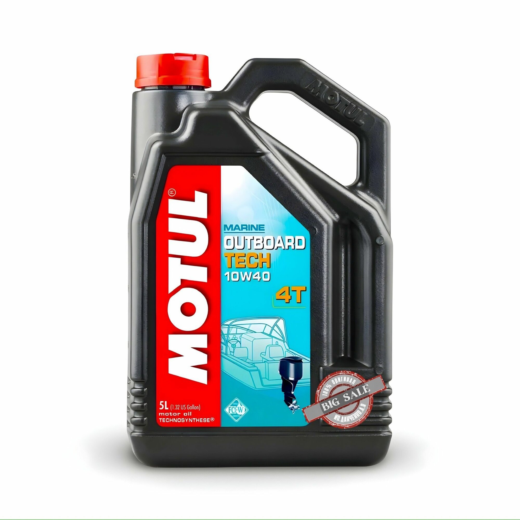 Масло Моторное Для Водной Техники 10W40 Motul 1Л Outboard Tech Fc-W 4Т MOTUL арт. 112751