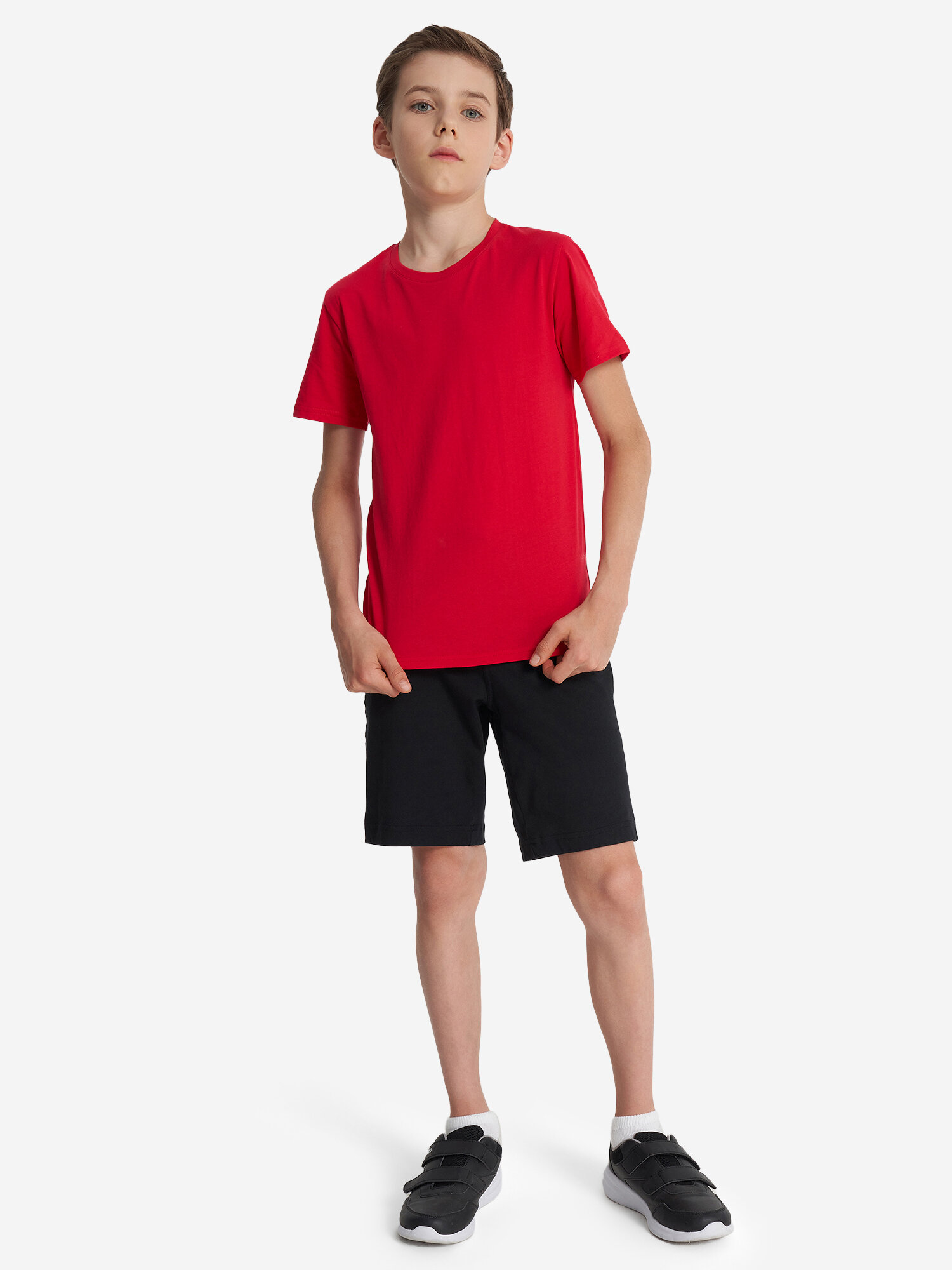 Футболка GSD, размер 146-152, красный — фото 1