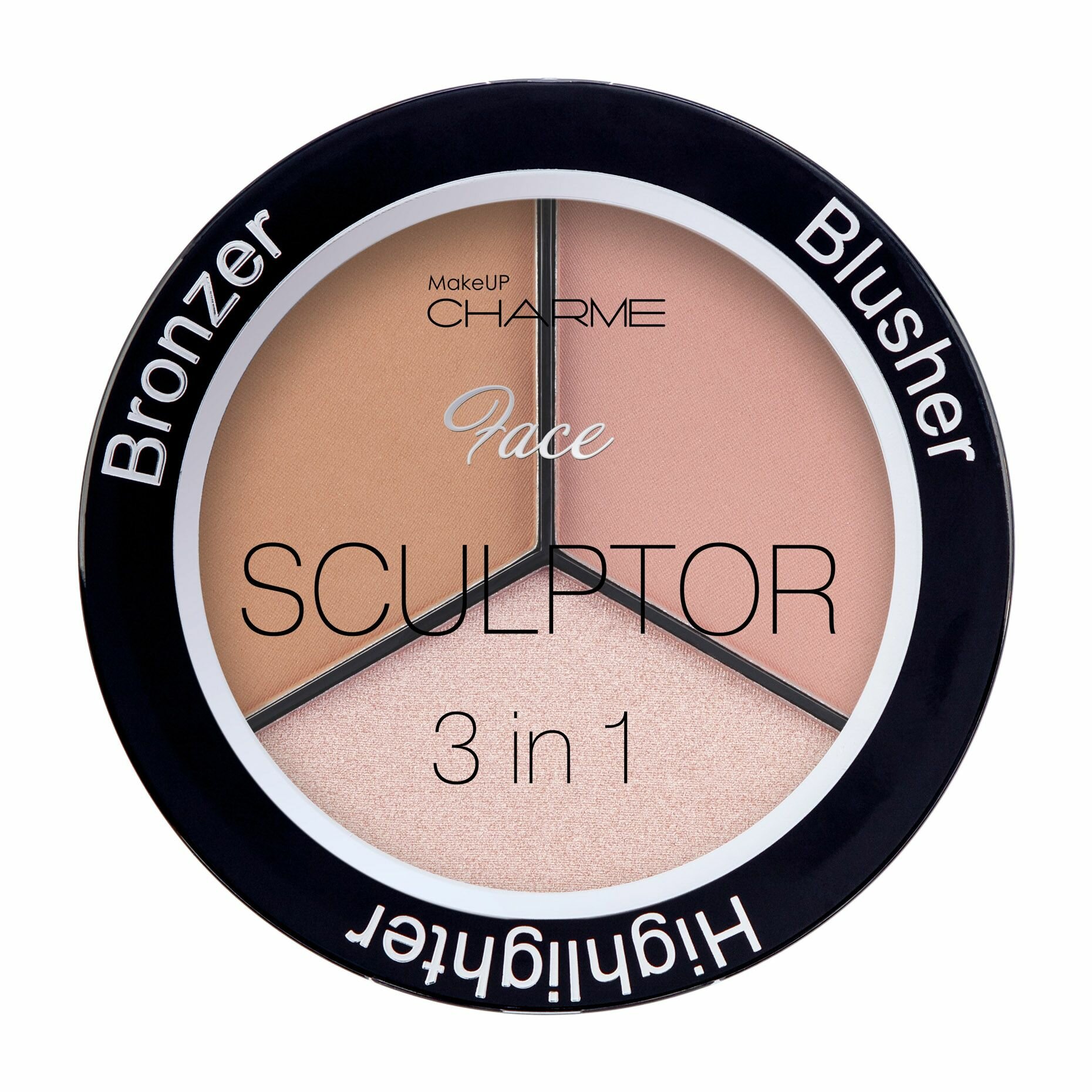 Charme Скульптор для лица 3 в 1 Face Sculptor, Тон 11 Теплый персиковый