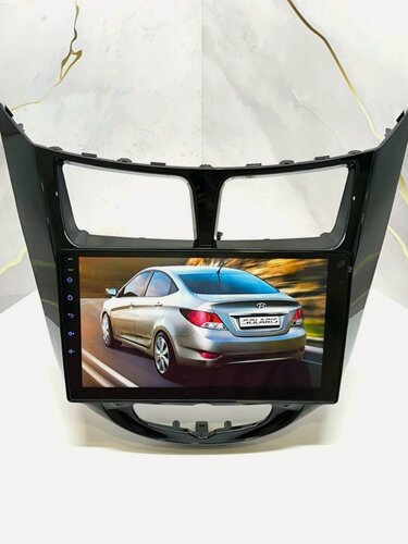 Изображение товара Магнитола хендай солярис 1, андроид 2гб-32гб 9 дюймов, 4 ядра, IPS экран 1280*720 / Штатная магнитола Hyundai Solaris 1 android 2010-2016