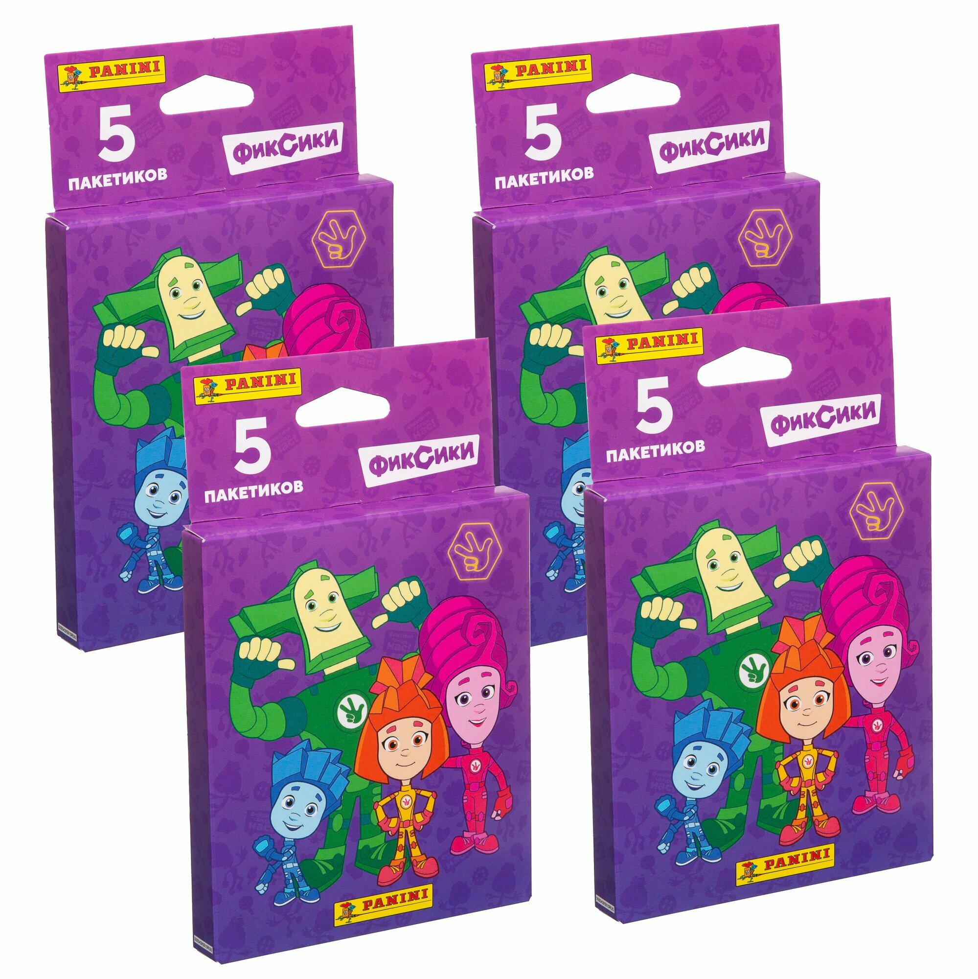 Наклейки для коллекционирования Panini Фиксики 20 пакетиков