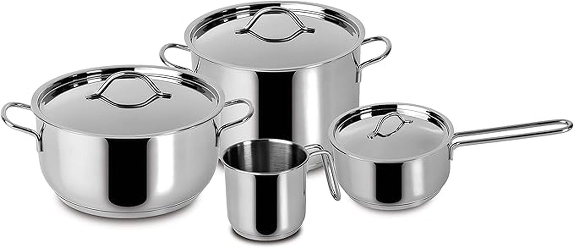 Набор посуды для приготовления - Lagostina Every - 7 предметов, из нержавеющей стали, 010715600107