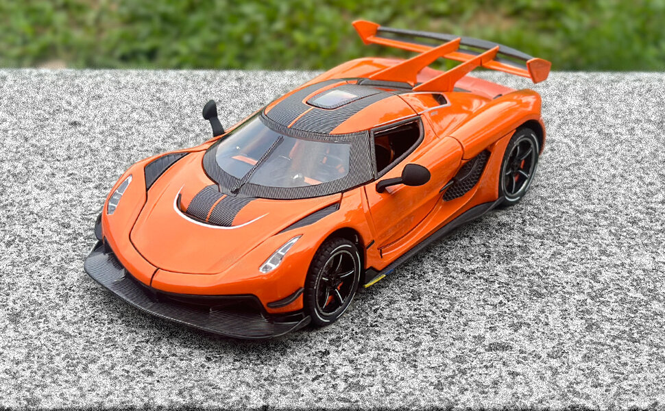 Машинка металлический MINIAUTO Koenigsegg Jesko, масштаб 1:24, 3+ года