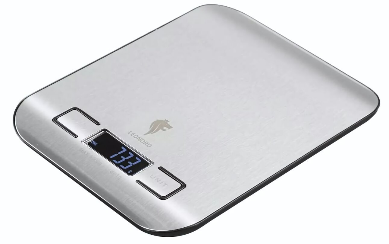 Весы кухонные электронные 'LEONORD LE-1702', 5кг/1г, металлическая платформа