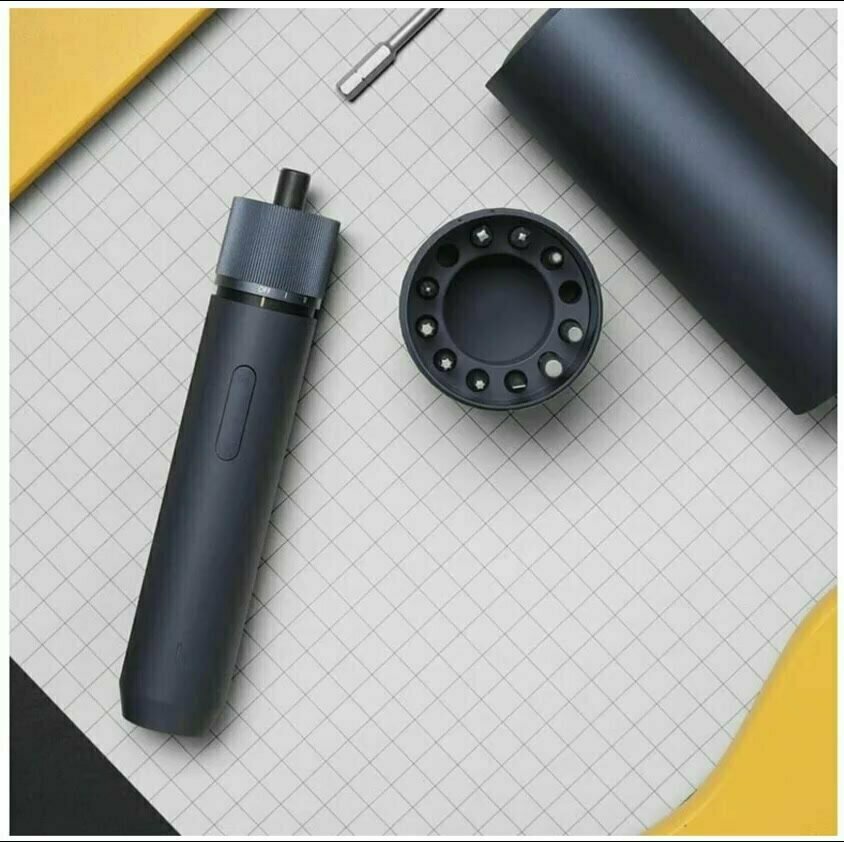 Аккумуляторная отвертка HOTO B-QWLSD001B-B1, 3.6 В, 12 битов, LED-подсветка, 4 Н·м, до 220 об/мин