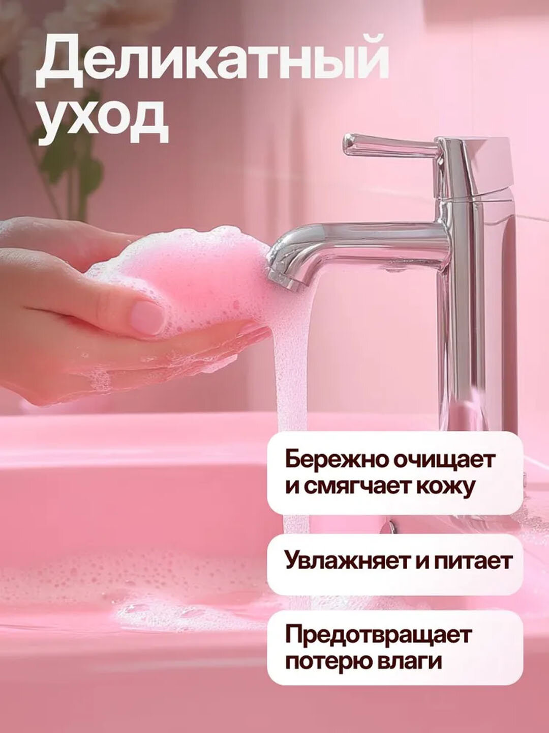 Жидкое мыло для рук Dream Nature "Орхидея", 500 мл, с дозатором — фото 1