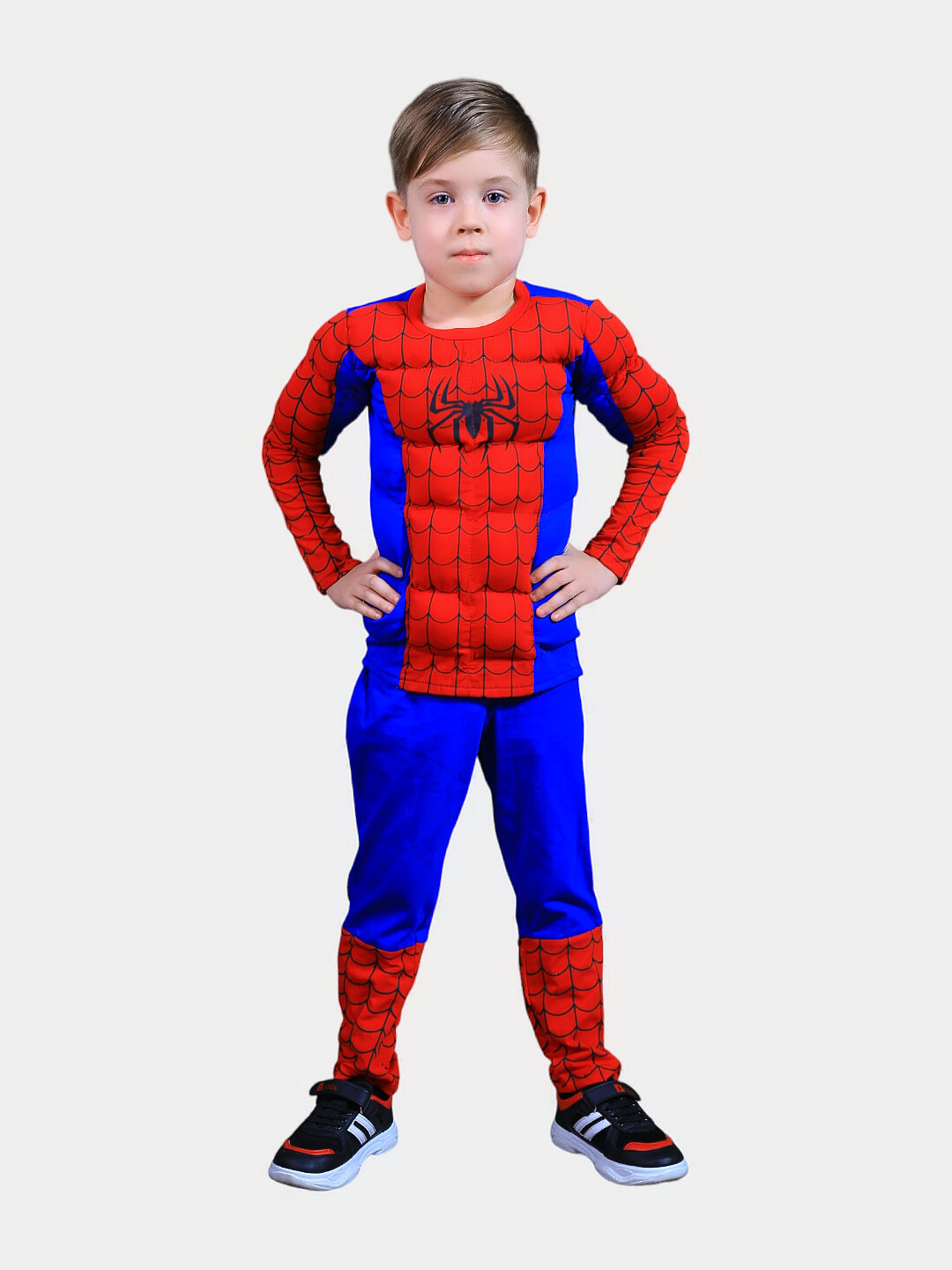 Костюм карнавальный UMNO BRAND "Человек Паук", для мальчиков