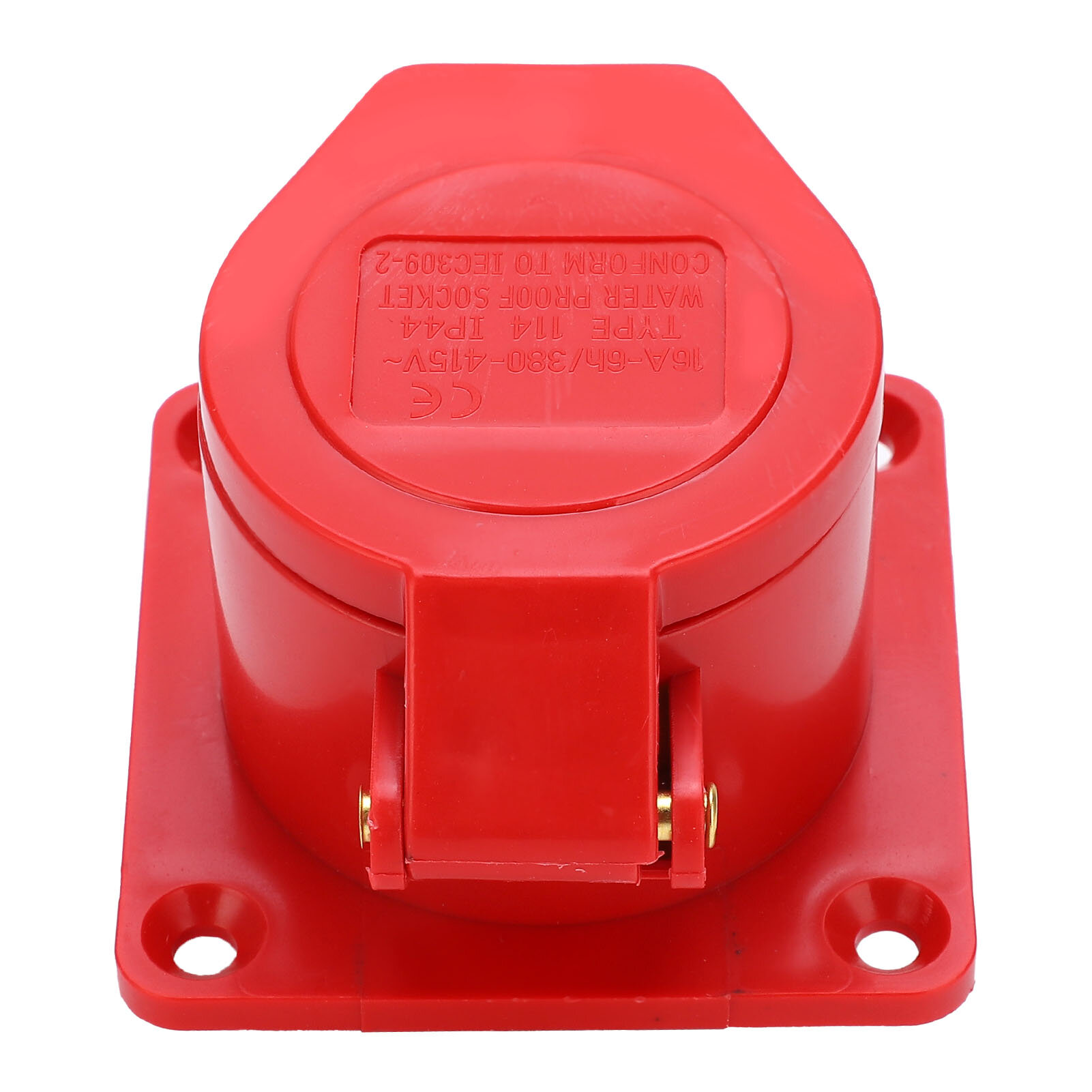 16a 4pin Industrial Socket 3 фазы IP44 водонепроницаемое взрывное доказательство скрытая установка 380-415V 3p+e